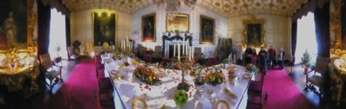 360 picture of Warwick Castles banqueting room. - Taken 04 december 2005. Click the image to enlarge