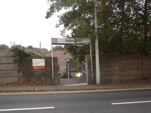 Adlington, Lancashire, entrance to train station