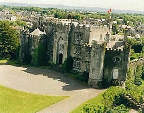 Birr Castle with Birr Heritage Town in the background.