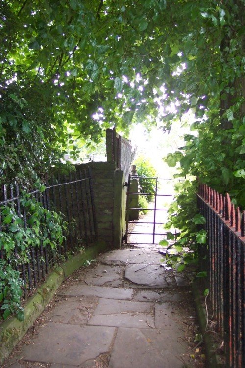 Gate leading to the Bronte Moors...