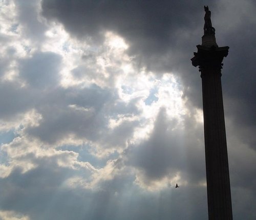 Nelson's Column, Traflagar Square, London.