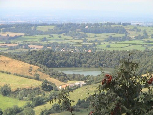 North Yorkshire. Sutton Bank. Walking to White Horse