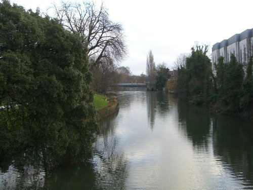 River Leam, Leamington Spa, Warwickshire