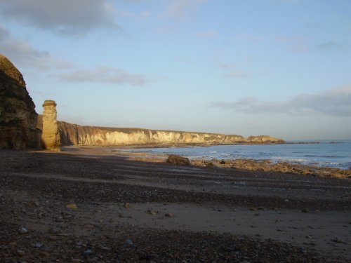 Marsden Bay and Needle rock in Marsden