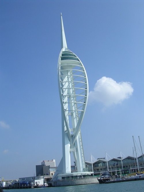 Spinnaker Tower, Portsmouth, taken from Harbour tour Boat.