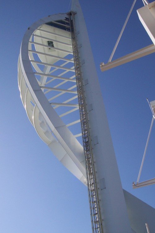 The Spinaker Tower, Gunwharf Quays, Portsmouth, England.