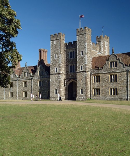 Knole House, Sevenoaks, Kent. Detail of West Front