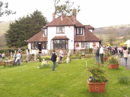 The late comedien Frankie Howerd's home in Cross, Somerset. Now open to the public at certain times