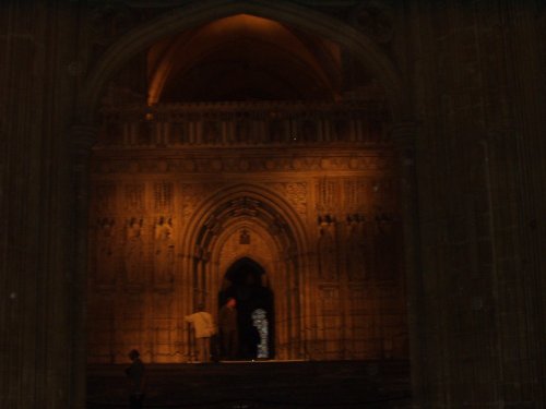 inside the cathedral. Canterbury, Kent