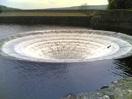 The 'plug Hole' at the ladybower Reservior! Looks amazing