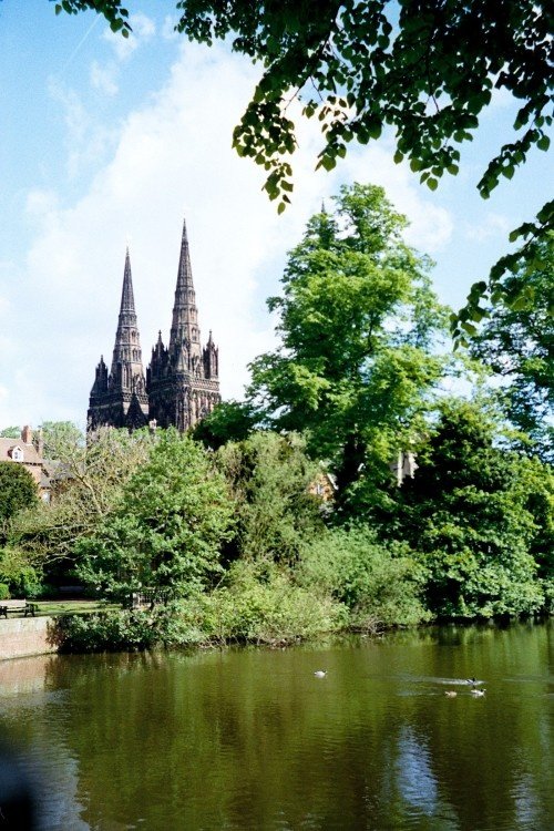 Lichfield - Minster Pool and Cathedral