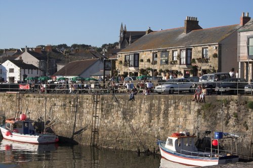 The Harbour Inn, Porthleven, One summers evening in June.