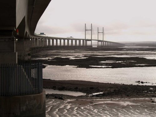 The new Severn Bridge carrying the M4 near Bristol.