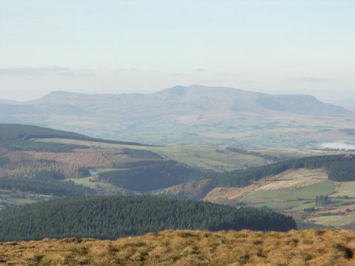 Arenig Fawr, from the summit of Foal Cwm Sian Llwyd, Llangynog.