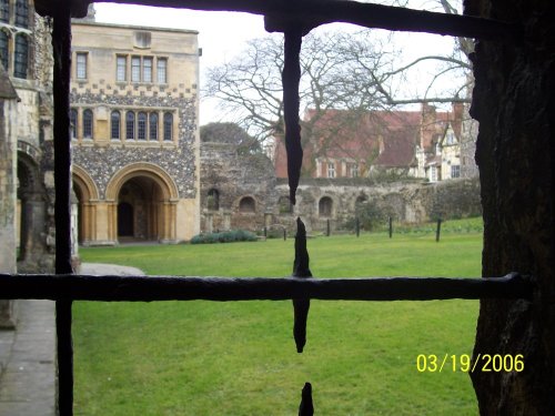 On the grounds of Canterbury Cathedral