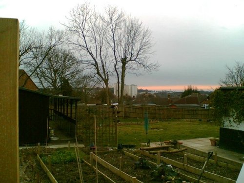 Sky line from Hollington, Upper Church Rd