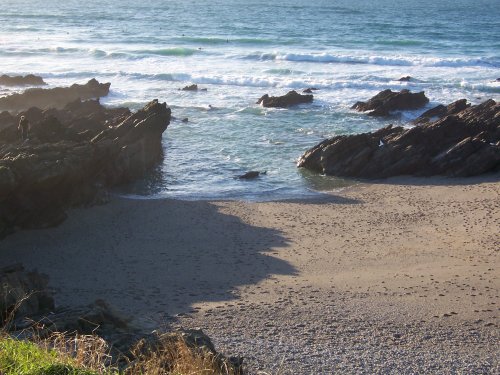 Newquay, Cornwall, looking down on little fistral