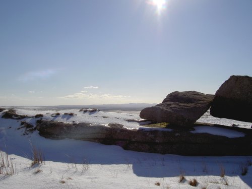 Snow on Roughtor, Bodmin Moor, Cornwall