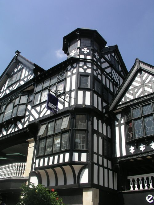 A 'black and white' in Chester