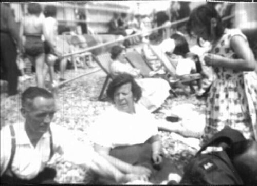 My Parents & sister on the Bognor Beach in around 1960