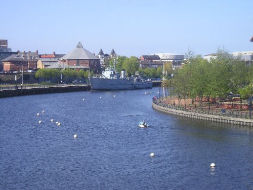 River Tees, Stockton-on-Tees, County Durham.