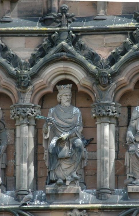 King John, Lichfield Cathedral, Lichfield, Staffordshire