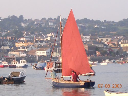 Sailing on the Teign, Shaldon, Devon.