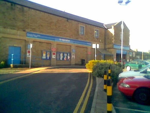 The New CoOp in Cross hills Village Near the town of Keighley, West Yorkshire