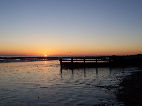 Sunset Rustington, West Sussex.