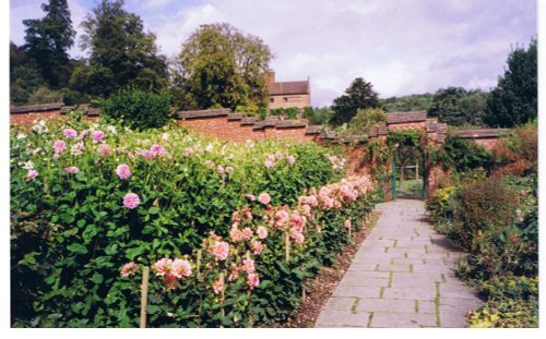 Churchill's Gardens at Chartwell and the wall built by him, Westerham, Kent