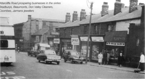 Attercliffe Road, South Yorkshire, in the 50s