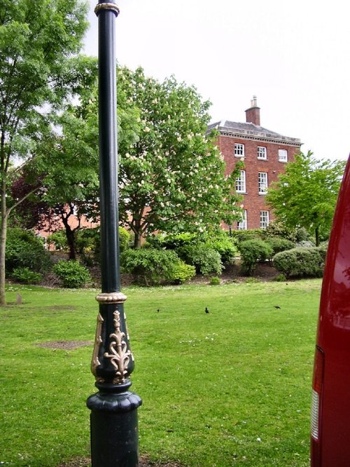 View from a carpark of the Town Hall, Long Eaton, Derbyshire.