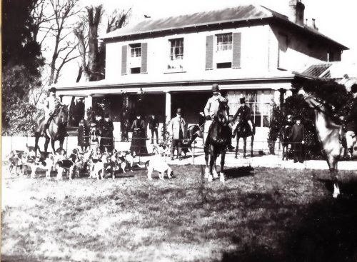 Denvilles House in Havant, Hampshire.  c.1860