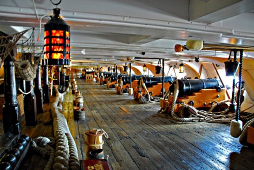 Aboard 'Victory', Portsmouth, Hampshire