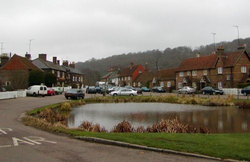 Aldbury center, Hertfordshire