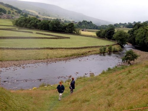 A slightly misty view down Arkengarthdale.