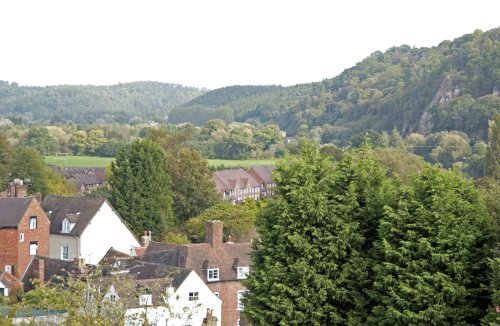 Overlooking Bridgenorth in Worcester, Worcestershire