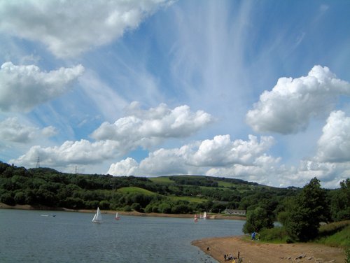 Sailing - Jumbles Reservoir, Edgworth, Lancashire