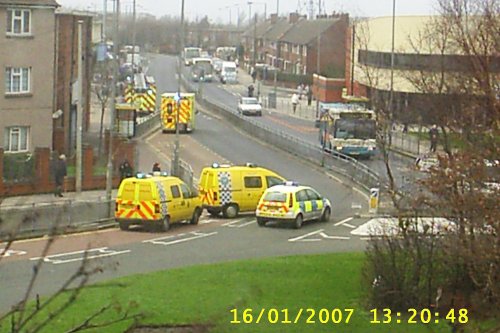 High Winds cause havoc, Netherton, Merseyside