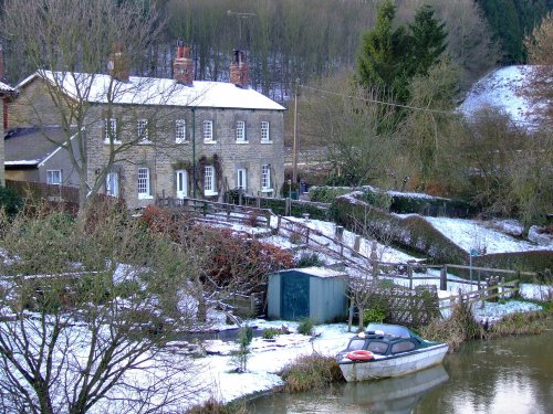 View from the bridge, Kirkham, North Yorkshire