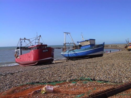 Fishing boats, Hastings