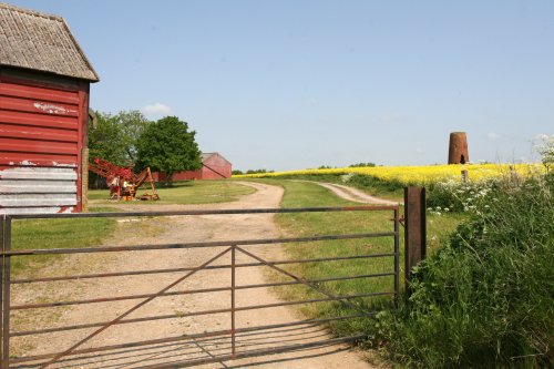 Agricultural scene with mill