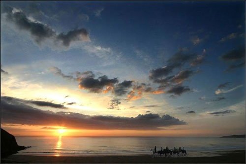 Sunset from Putsborough Beach