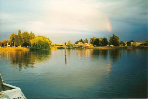 View Across the Moorings at Billing Aquadrome