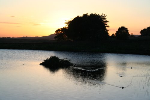 Sunset over the Reservoir