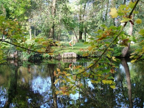 Harvington Hall gardens