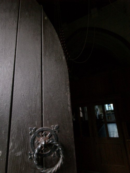 Church door, Steeple Claydon, Bucks