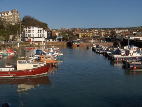 Folkestone - The Marina on a sunny October day