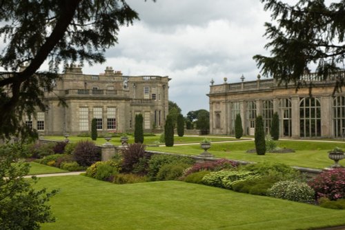 Lyme Park looking towards the Orangery