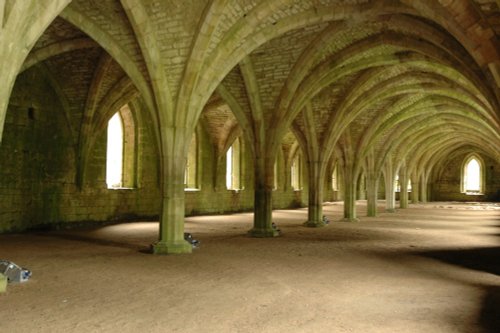 The Cellars at Fountains Abbey